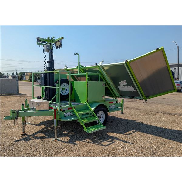 BAILIFF SEIZED: 2017 CUSTOM SOLAR PANEL TRAILER