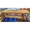 Image 1 : BAILIFF SEIZED: WOODEN WORK TABLE 103" X 24" X 35"