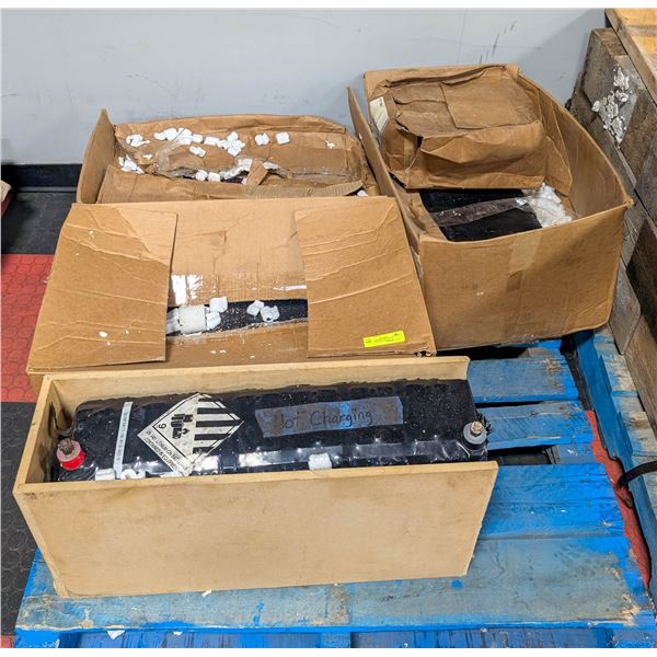 BAILIFF SEIZED: PALLET OF LITHIUM ION BATTERIES AS