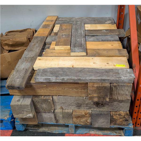 BAILIFF SEIZED: PALLET OF BOARDS AND BLOCKS