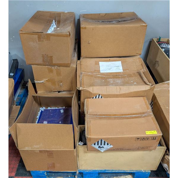 BAILIFF SEIZED: PALLET OF LITHIUM ION BATTERIES
