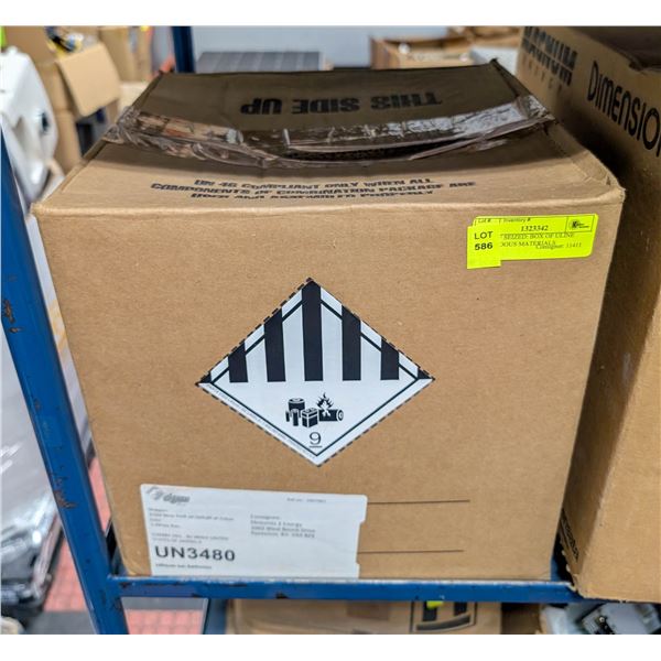 BAILIFF SEIZED: BOX OF ULINE HAZARDOUS MATERIALS