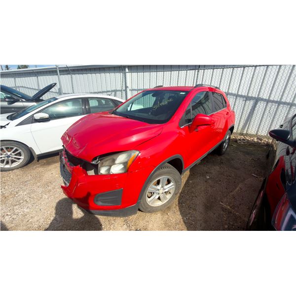 2015 CHEVROLET TRAX 2LT AWD *NO KEY*