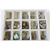 Image 1 : ESTATE EARRING COLLECTION 12PRS IN JEWELRY TRAY