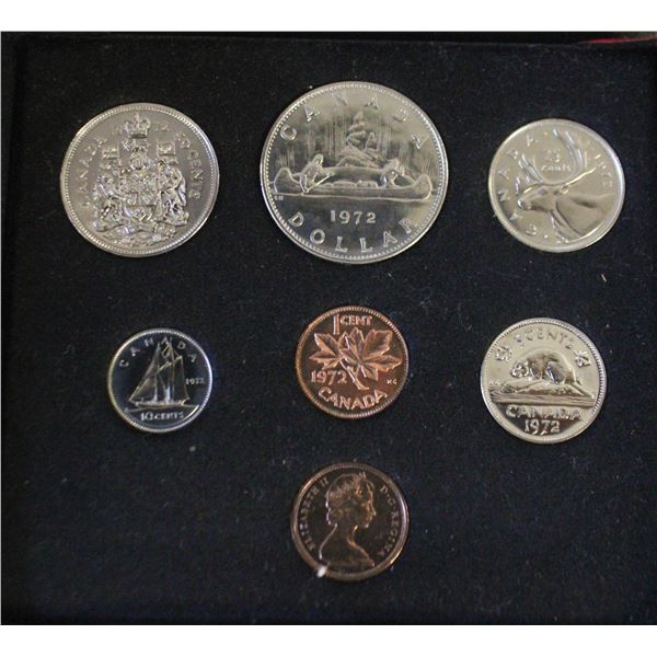 1972 DOUBLE PENNY 6 COIN SET