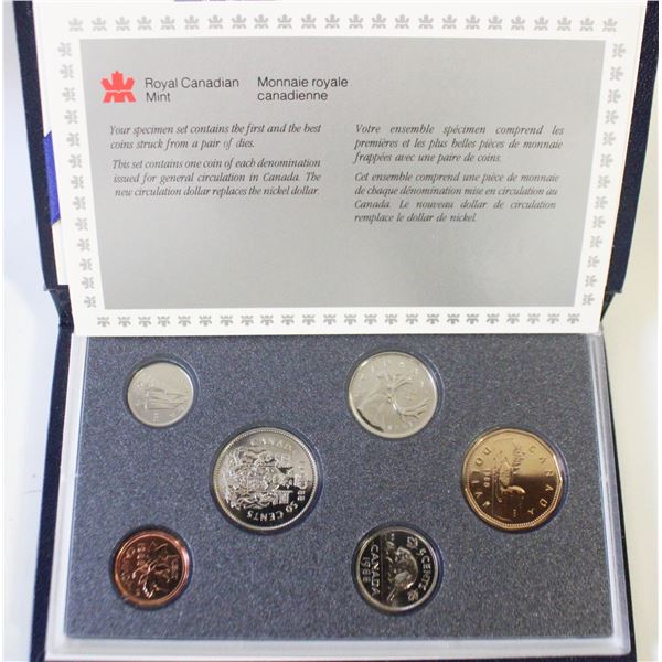 1988 SPECIMEN SET 6 COIN WITH COA