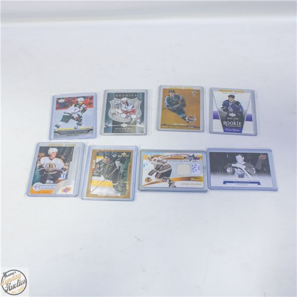 8 ASSORTED HOCKEY CARDS