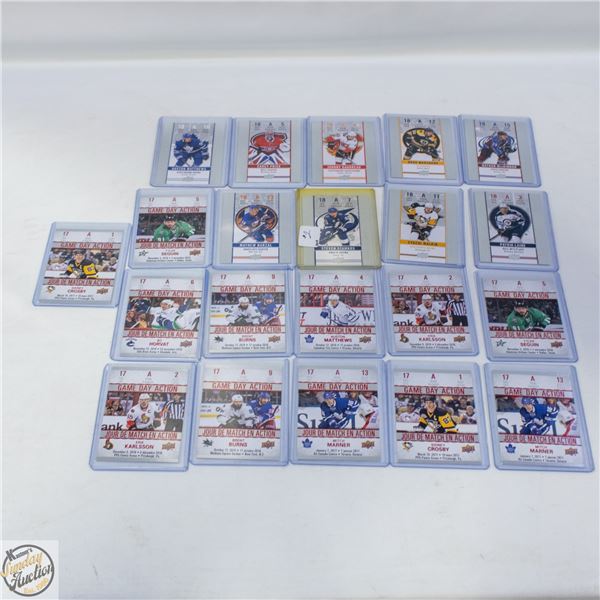 21 TIM HORTONS HOCKEY CARDS YEARS 2017-18/2018-19