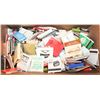 Image 1 : BOX OF 250 VINTAGE USED/UNUSED ADVERT MATCH BOOKS
