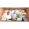 Image 1 : BOX OF 250 VINTAGE USED/UNUSED ADVERT MATCH BOOKS