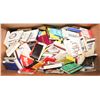 Image 1 : BOX OF 250 VINTAGE USED/UNUSED ADVERT MATCH BOOKS
