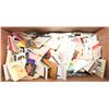 Image 1 : BOX OF 250 VINTAGE USED/UNUSED ADVERT MATCH BOOKS