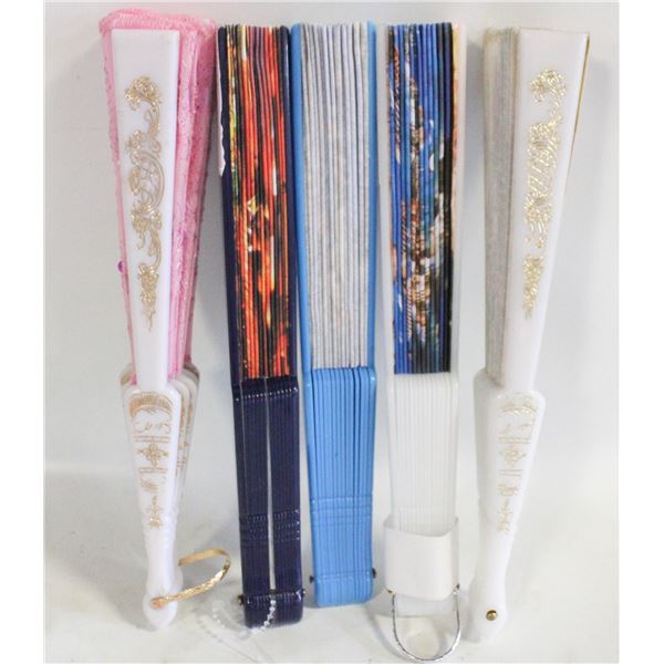 5 HAND FANS