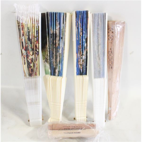 5 HAND FANS