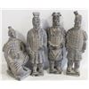 Image 1 : 4 DECOATIVE REPLICAS OF THE TERRACOTTA ARMY OF