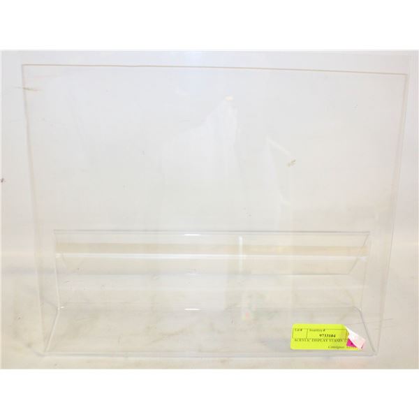 ACRYLIC DISPLAY STAND- 12" X 10"
