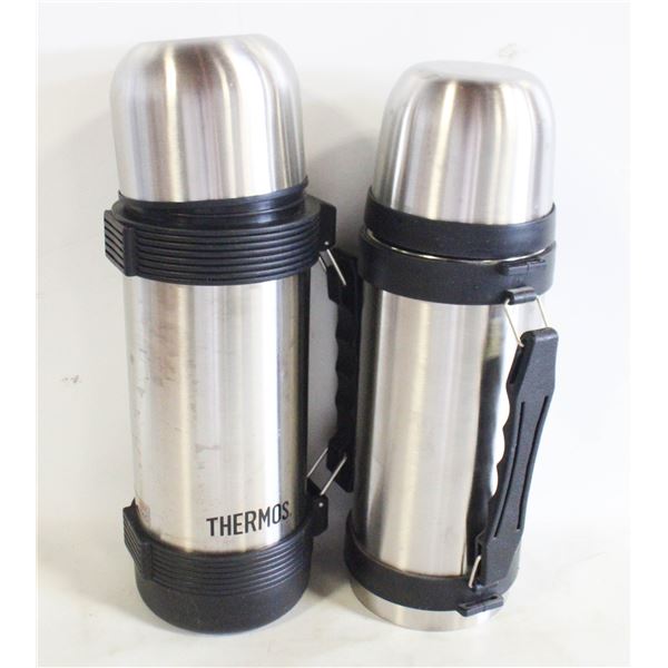 2 - STAINLESS STEEL THERMOS'