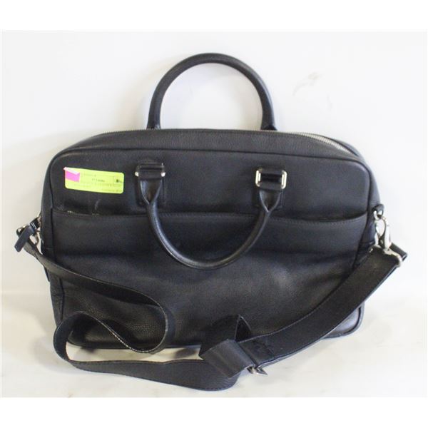GENUINE BLACK LEATHER ECCO CROSS BODY