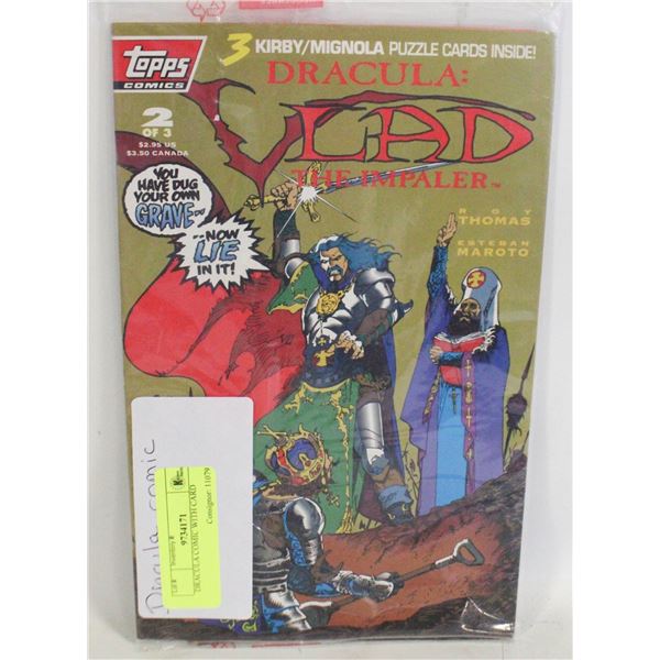 DRACULA COMIC WITH CARD
