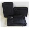 Image 1 : LOT OF 3 GENUINE LEAHTER PURSES