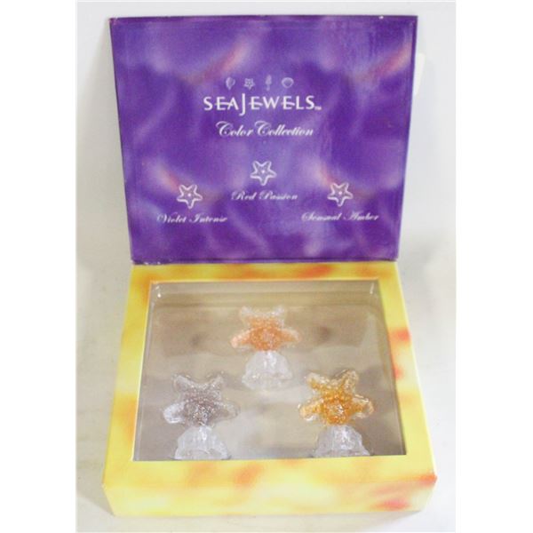 NEW SEALED SEA JEWELS MINIATURE SET EAU DE