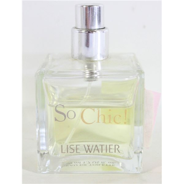 LISE WATIER SO CHIC! 50 ML BOTTLE 70% FULL