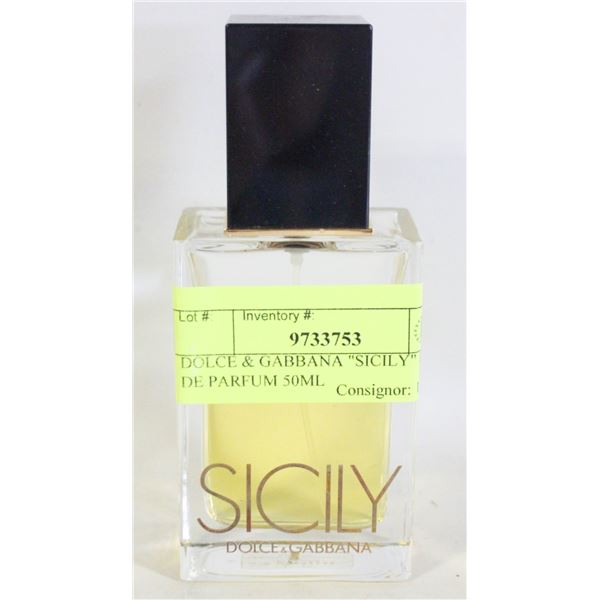 DOLCE & GABBANA "SICILY" EAU DE PARFUM 50ML