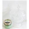 Image 1 : BOX WITH CANDY DISH AND CANDLE