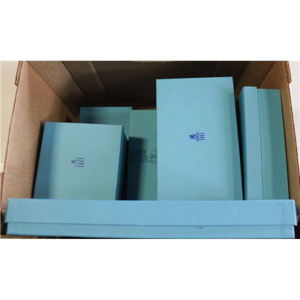 BIRKS CARDBOARD JEWELLERY BOXES- ASSORTED LOT