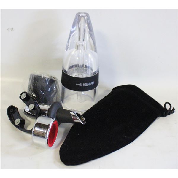 VINIUM WINE AERATOR AND ACCESSORIES