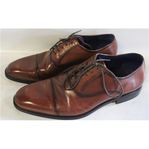 LEATHER STEVE MADDEN DRESS SHOES SZ 10