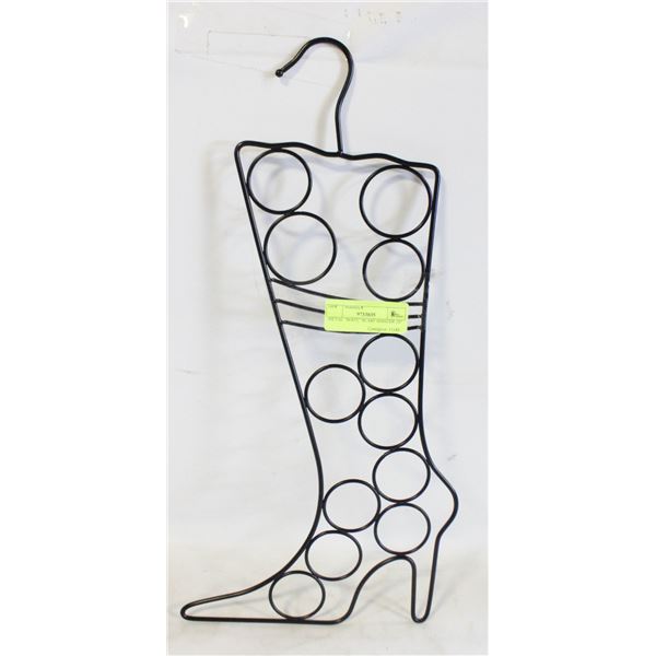 METAL "BOOT" SCARF HANGER-20"