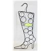 Image 1 : METAL "BOOT" SCARF HANGER-20"