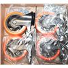 Image 1 : SET OF 4 BRAND NEW 4' CASTER WHEELS