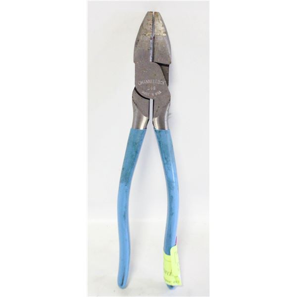 CHANNELLOCK 9.5" HIGH LEVERAGE LINEMAN PLIERS
