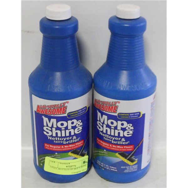 2 FULL BOTTLES OF MOP N SHINE