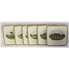 Image 1 : VINTAGE PIMPERNEL CORK BACKED COASTERS "FAMOUS