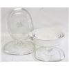 Image 1 : VINTAGE CORNING FRENCH WHITE CASSEROLES- SET OF 3
