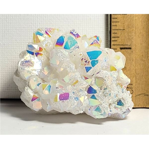 14) AURA QUARTZ RAINBOW GEODE