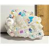 Image 1 : 14)  AURA QUARTZ RAINBOW GEODE