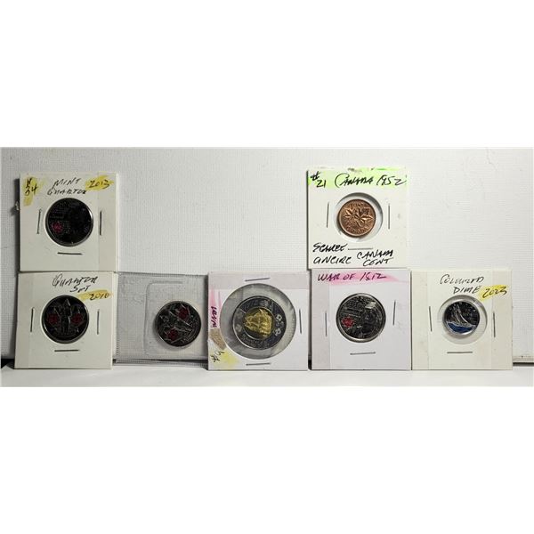 31) LOT OF 7 CANADIAN COLLECTIBLE