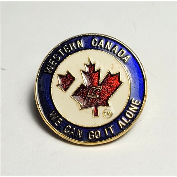 32)  WESTERN CANADA SEPARTIST LAPEL