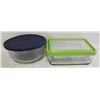 Image 1 : GLASS FOOD STORAGE- ASSORTED BRANDS/SIZES