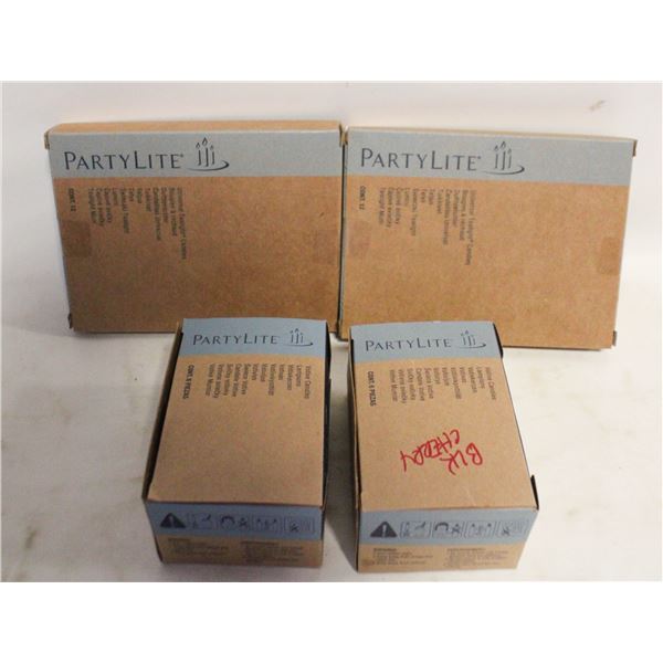 36 PARTYLITE "BLACK CHERRY" SCENTED VOTIVE AND