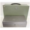 Image 1 : VINTAGE METAL LOCK BOXES NO COMBO OR KEY