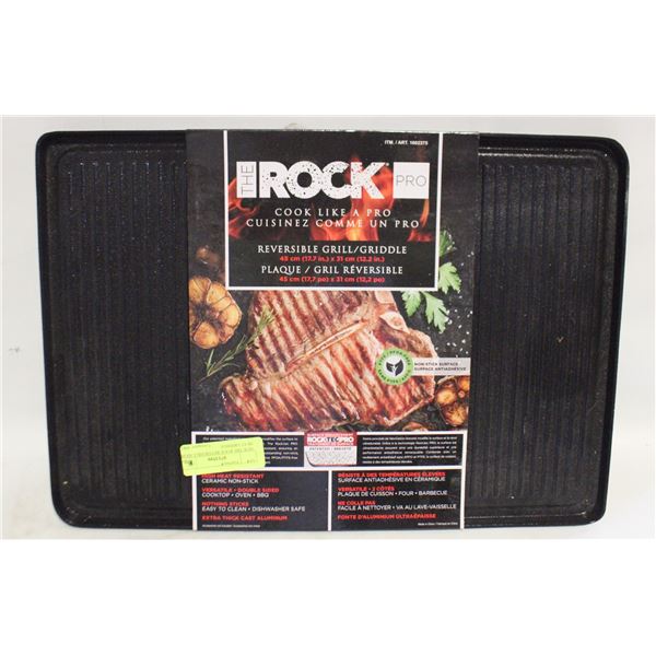 NEW THE ROCK REVERSIBLE HIGH HEAT GRIDDLE