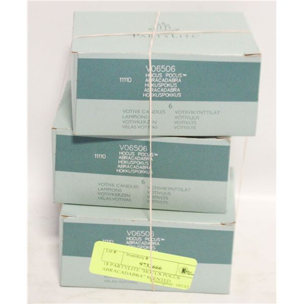 18 PARTYLITE "HOCUS POCUS ABRACADABRA" SCENTED