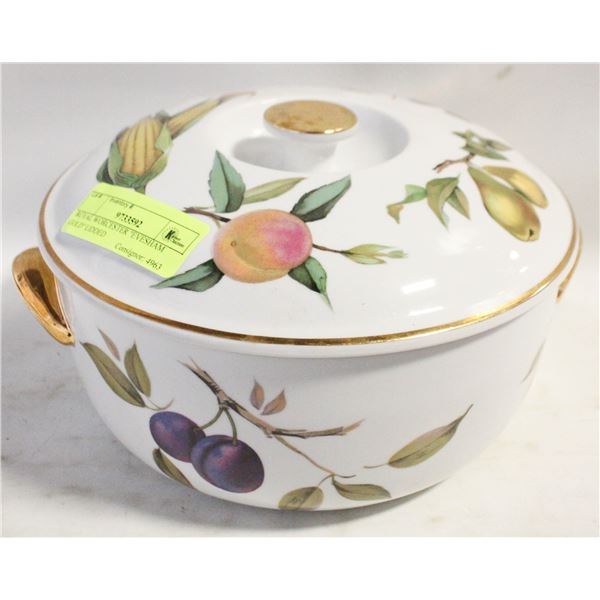 ROYAL WORCESTER "EVESHAM GOLD" LIDDED