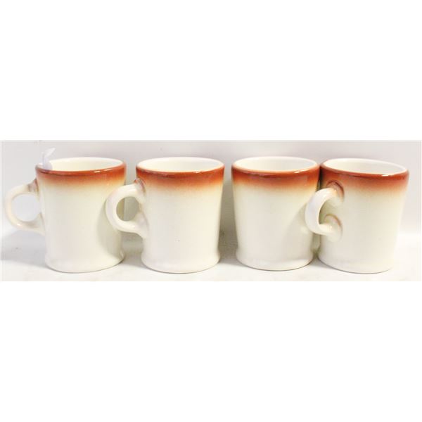 SET OF 4 VINTAGE MUG HYCROFT
