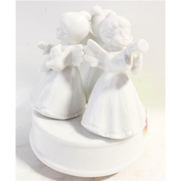 XMAS ANGEL MUSIC BOX JOY TO THE WORLD